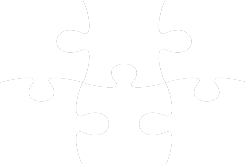 Резиновый пазл 22х30 см из 6 элементов