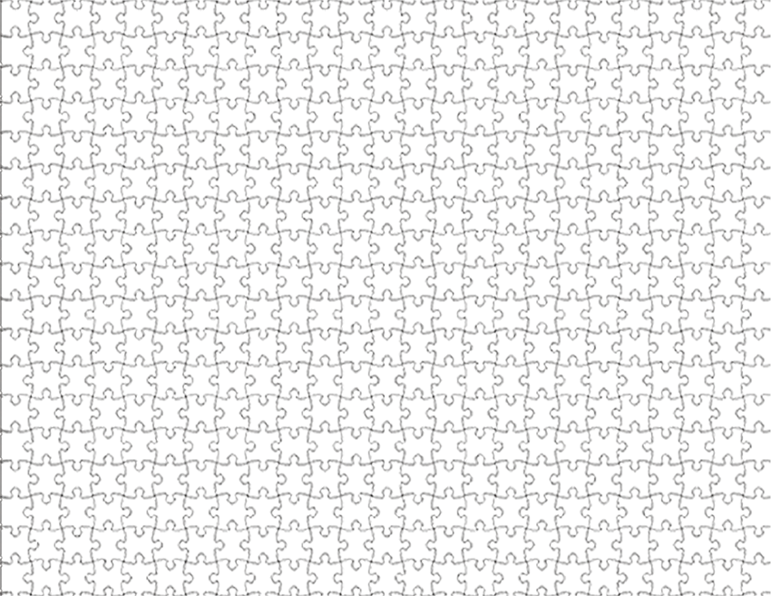 Резиновый пазл 38х53 см из 500 элементов